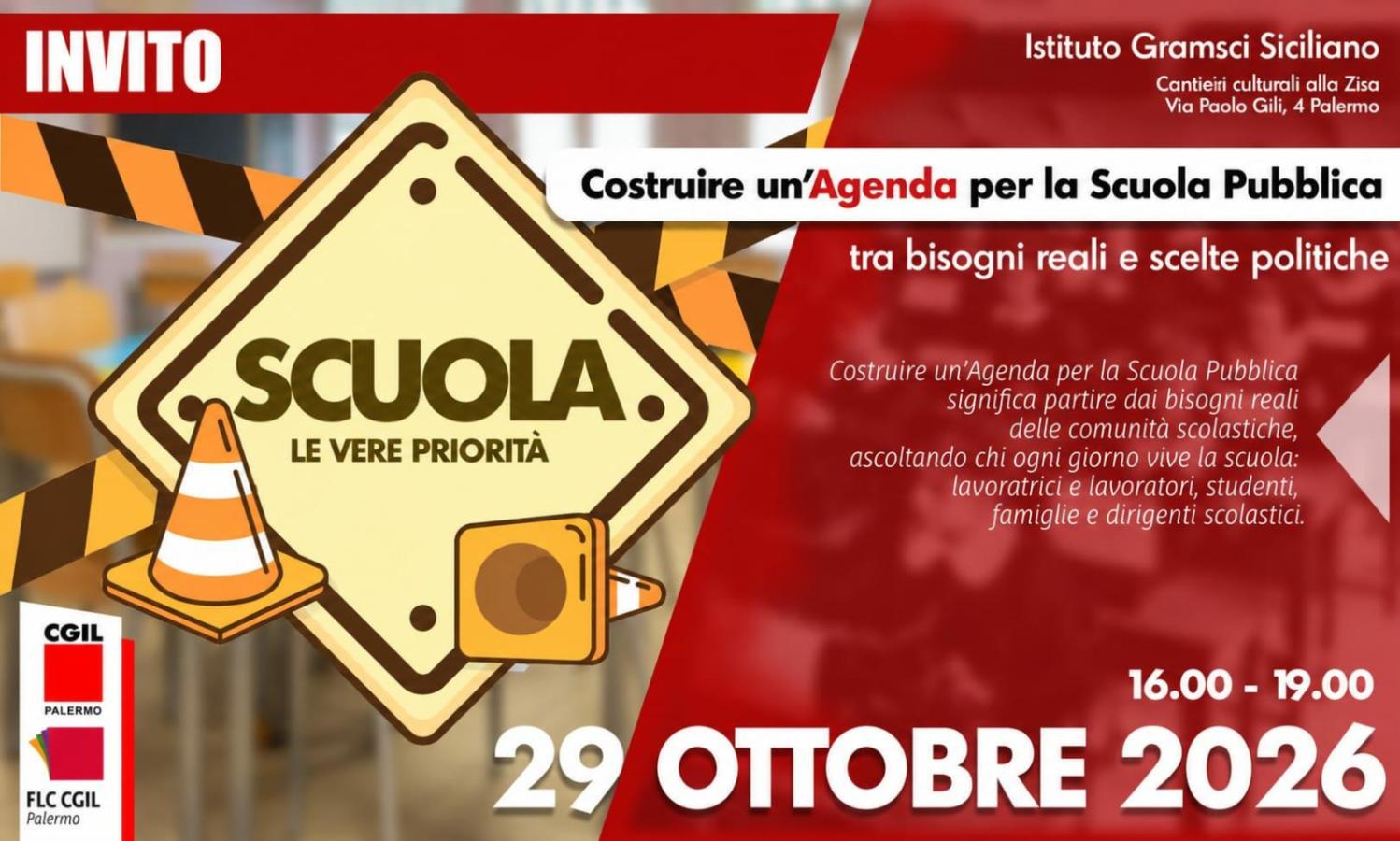 scuola invito